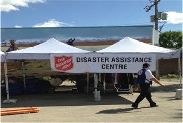 The Salvation Army's Disaster Assistance Center in High River, Alta.