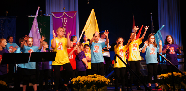 Children perform at the 2013 Newfoundland Congress