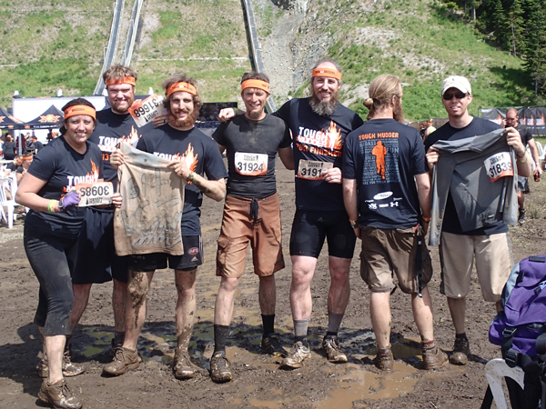 The Tough Mudder team from Vancouver's 614 Corps