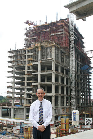 Overseeing the construction of Sekolah Pelita Harapan International—Kemang Village, a new Christian school in Jakarta, Indonesia