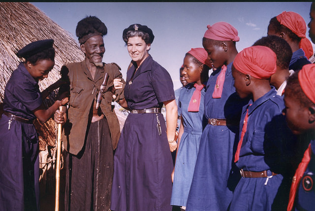 General Eva Burrows in Africa