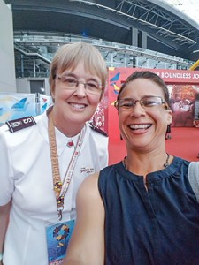 Photo of Cmmr Silvia Cox and Andrea Cann