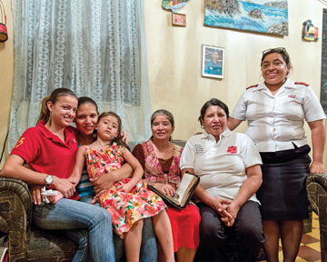 Photo of women in house church