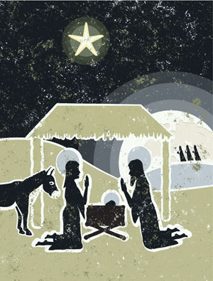 Illustration of nativity