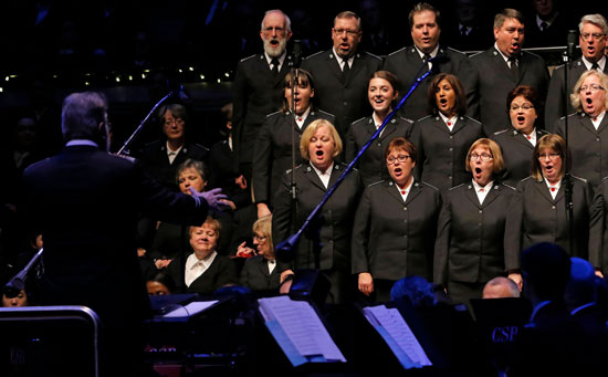 The Canadian Staff Songsters make their debut at Christmas With The Salvation Army