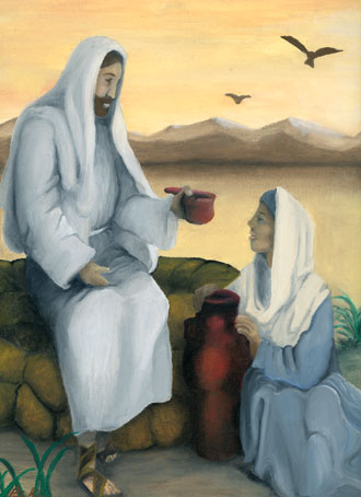A painting of Jesus by Major Shirley King's daughter