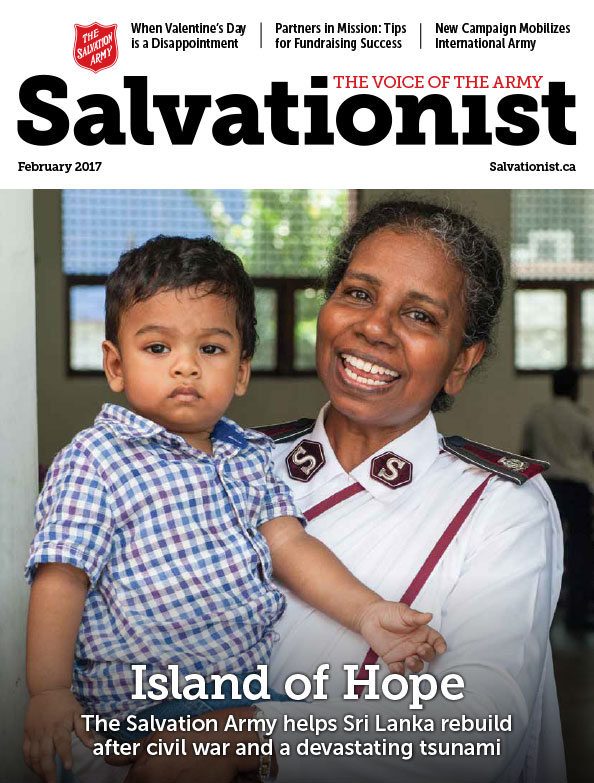 Salvationist Magazine February 2017 issue cover