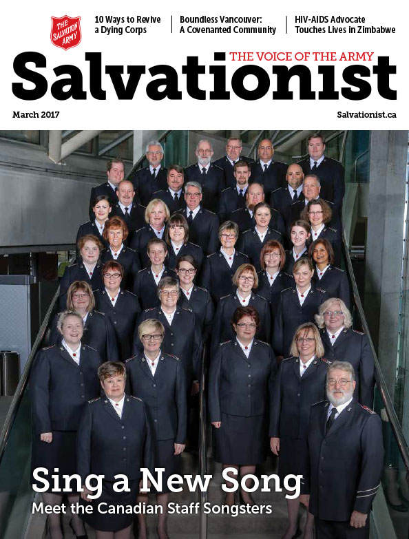 Salvationist Magazine March 2017 issue cover