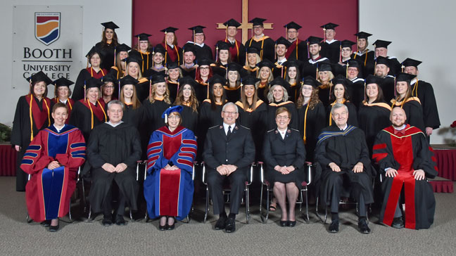 Booth University College's graduating class