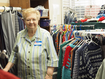 Elliot Lake thrift store co-ordinator Barb Vincent
