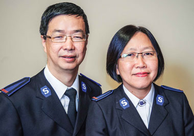 Cadets Leonard Heng and Peck-Ee Wong