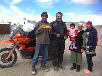 Craig and Sharon's hosts in Murghab, Tajikistan