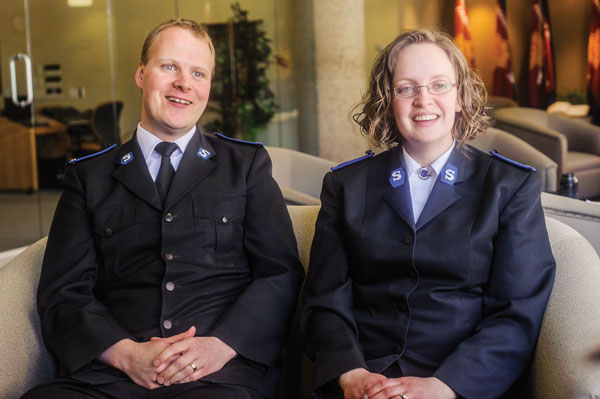 Cadets David and Laura Hickman