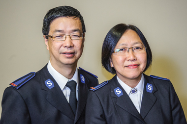 Cadets Leonard Heng and Peck Ee Wong