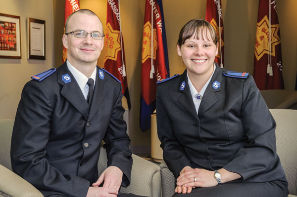 Cadets Peter and Ruth Hickman