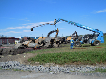 Clean-up efforts continue in Lac-Mégantic