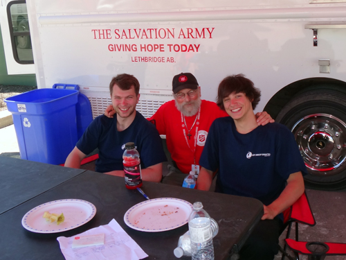 A community response unit from Lethbridge provides assistance in High River