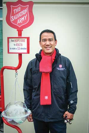 "Volunteers are our greatest asset," says Brian Lee, regional kettle campaign co-ordinator