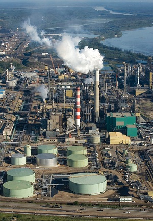 Suncor Energy's oil sands upgrader facility near Fort McMurray, Alta.