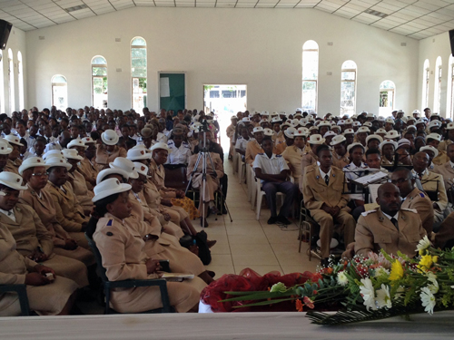 The congregation at Harare Citadel