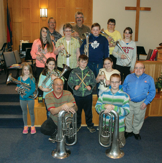 The Peterview Corps beginner's band