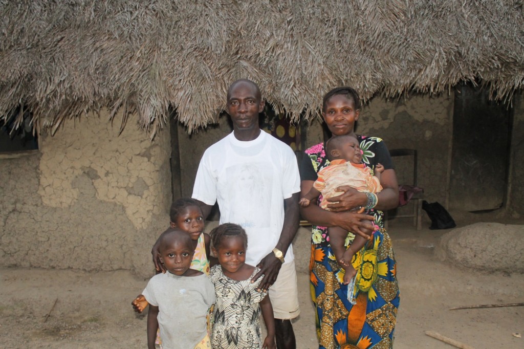 Cpt Matondo stayed with this family in the small village of Ngieya Fillie, Sierra Leone. “Their day-to-day life was an eye-opener for me. They don't have electricity and there were only two taps in the village where you could get water. There was no plumbing or washroom. Rats were scurrying around above my bed where the roof didn't quite meet the wall,” she says. “I was there for two days and really struggled in that situation. I was counting down the hours until we left, but they live like that every day.”