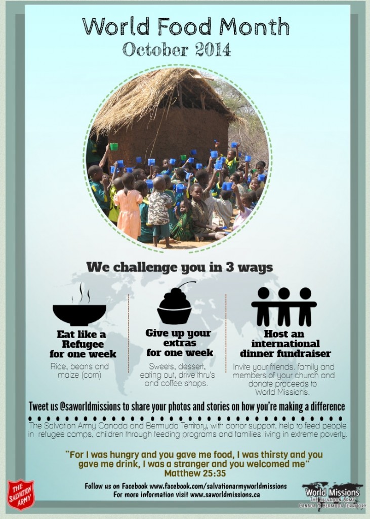The Salvation Army - World Missions - World Food Month Poster V2(1)