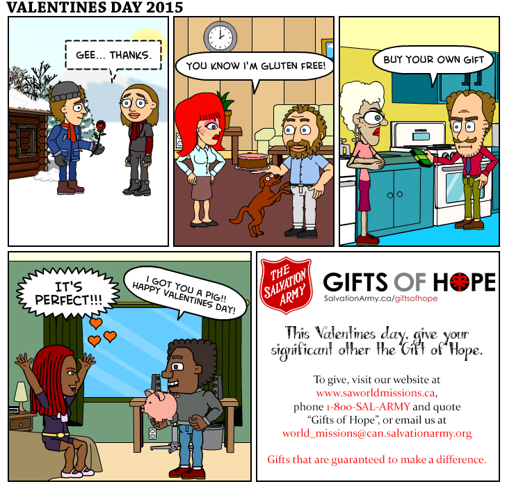 Salvation Army - World Missions - Valentines Comic