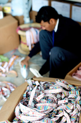 Production of the Boundless lanyards secured two months' income for approximately 50 people in Lahore, Pakistan