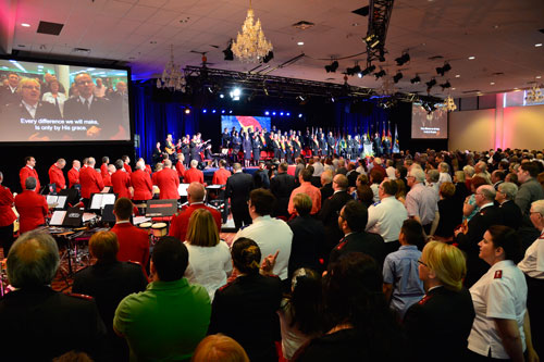 Hundreds gather for the ordination and commissioning of the Heralds of Grace