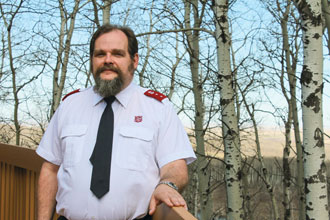 Captain Ed Dean has provided support at the healing lodge for more than eight years