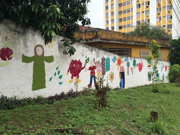 A Salvation Army mural in Méier