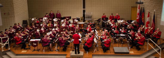 The Canadian Staff Band and Impact Brass join forces at Brass Fusion concert (Photo: Robert Richardson)