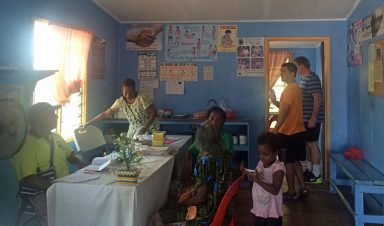 At the Papa Clinic near Port Moresby