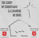 Cover of The Salvation Army's 2016 territorial Christmas CD, The Light of Christmas