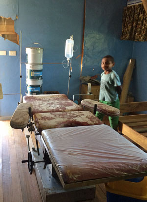 A delivery table in Kokorogoro