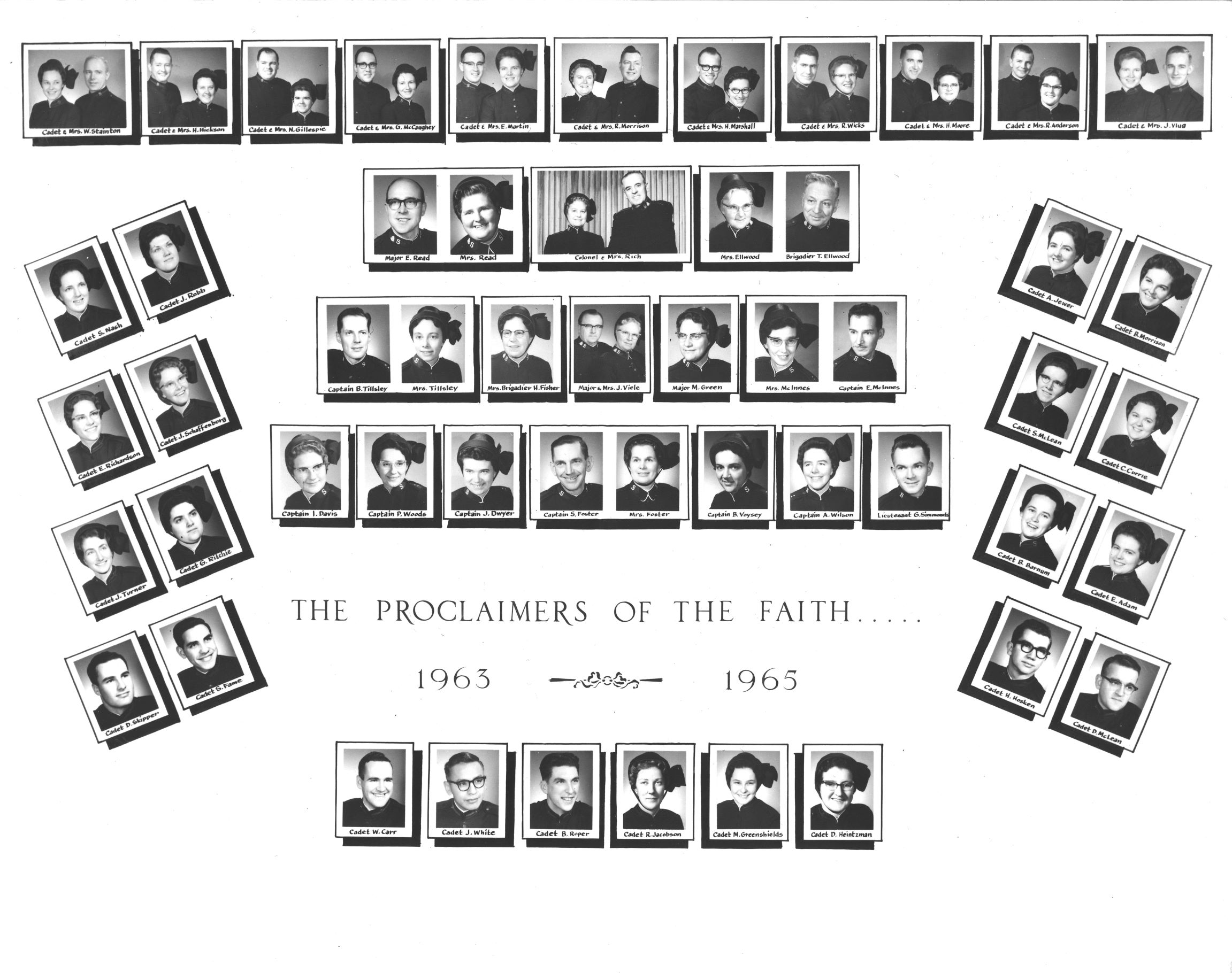 Proclaimers of the Faith Sessional Picture