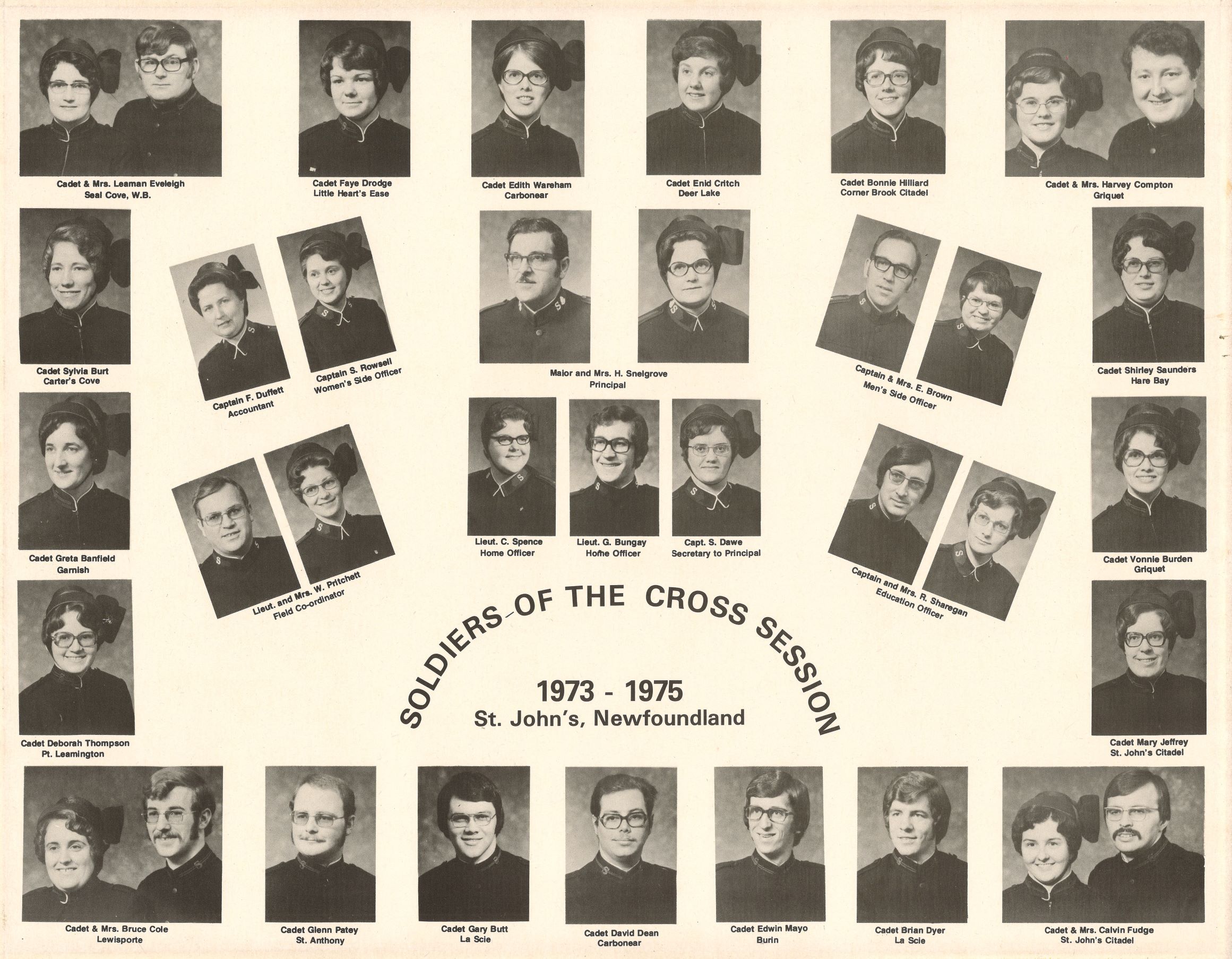 Soldiers of the Cross Sessional Picture