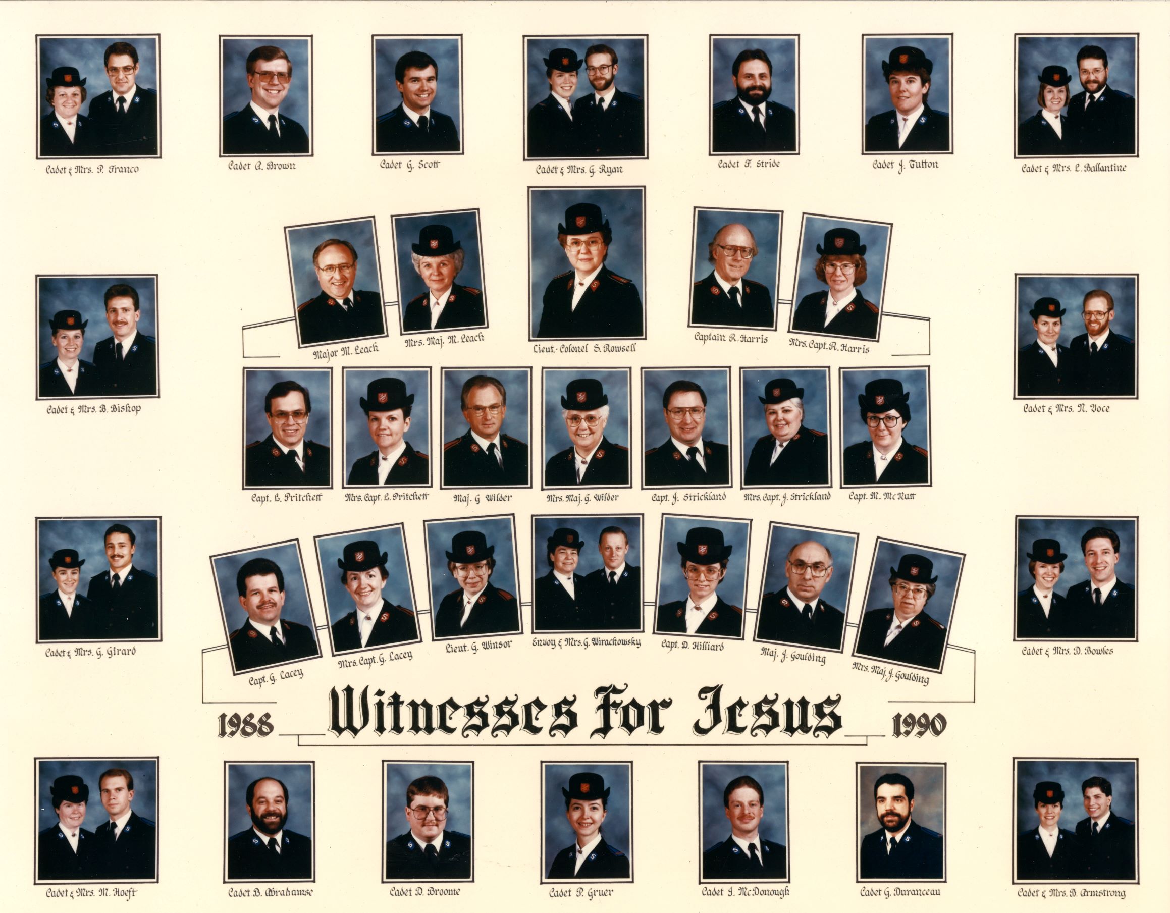 Witnesses for Jesus Sessional Picture