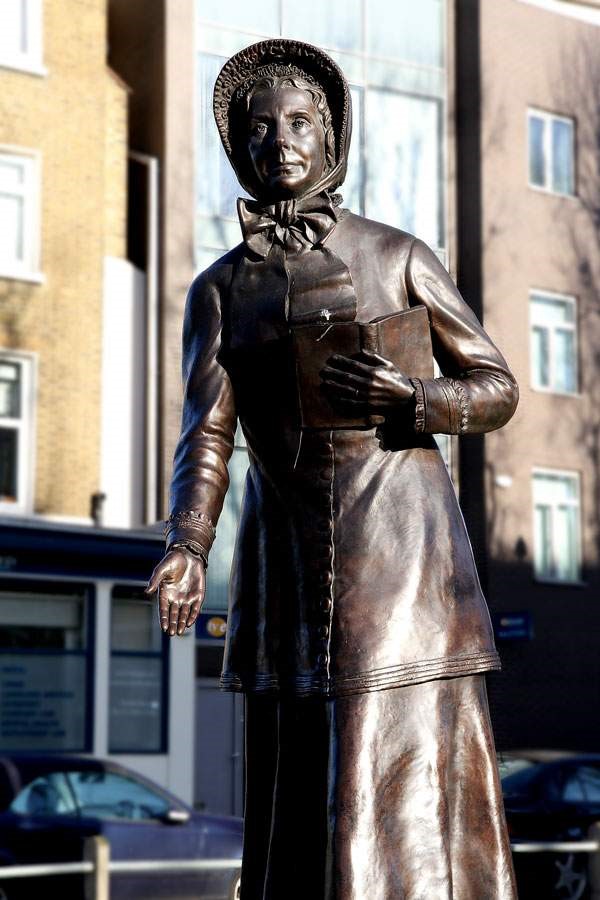 Today, statues of William and Catherine Booth stand in the area of London where The Salvation Army began