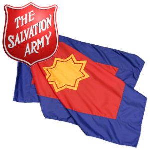 Salvation Army Shield and Flag