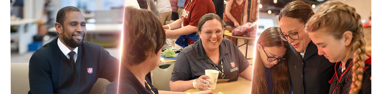 photo collage of mission and ministry