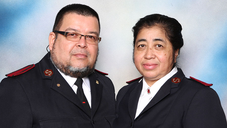 Auxiliary-Captains Carlos and Eva Galvez Auxiliary-Captains Carlos and Eva Galvez