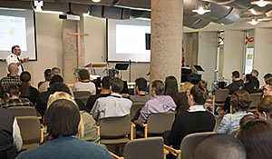 Group of people in the Chapel at CFOT