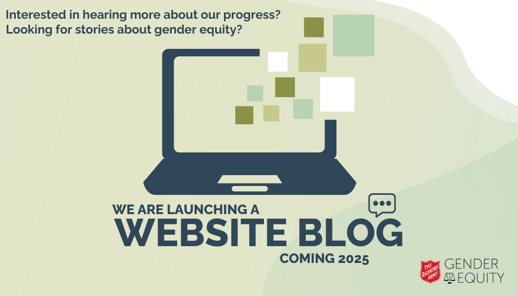 Gender Equity website blog coming in 2025.