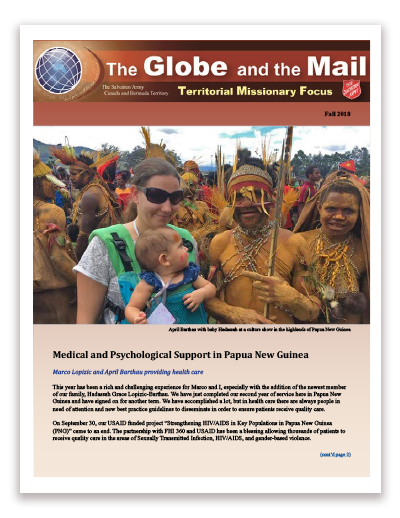 Missionary Focus Newsletter - Fall 2018