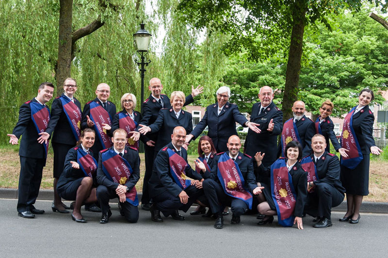 Fourteen officers were commissioned in The Netherlands, Czech Republic and Slovakia Tty