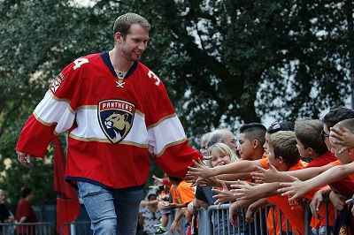James Reimer greets young fans