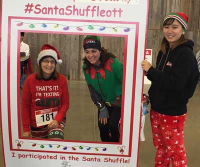 Photo of Santa Shuffle participants