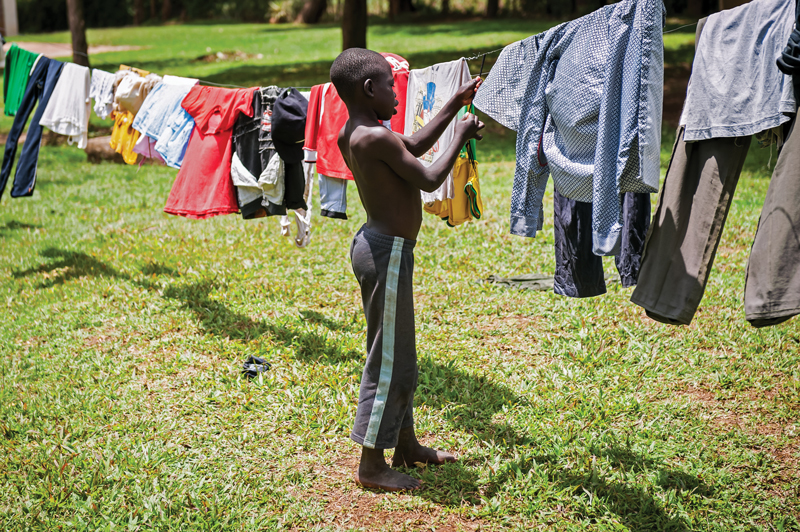 The Salvation Army provides laundry facilities for street youth (Photos: Joel Johnson)
